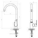 System filtrujący wodę kranową Dafi Flow Comfort D-1 z baterią trójdrożną COMO (chrom)