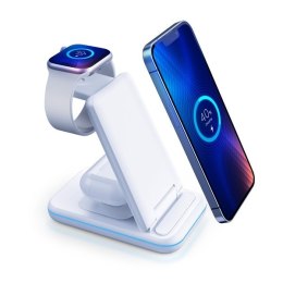 3MK Hyper Wireless Charger ładowarka indukcyjna 3w1 15W smartfon/smartwatch/słuchawki