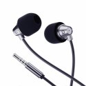 3MK Wired Earphones Jack 3,5 mm słuchawki douszne czarny/black Jack 3,5mm