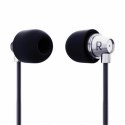 3MK Wired Earphones Jack 3,5 mm słuchawki douszne czarny/black Jack 3,5mm