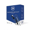 3MK Wired Earphones Jack 3,5 mm słuchawki douszne czarny/black Jack 3,5mm