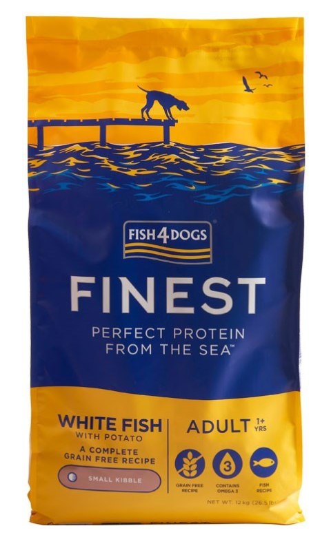 Fish4Dogs Finest Ocean z białą rybą Adult 12kg