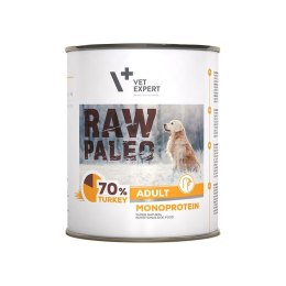 VetExpert Raw Paleo Indyk Adult Can 800g