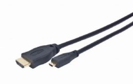 Kabel GEMBIRD CC-HDMID-6 (HDMI M - Micro HDMI M; 1,8m; kolor czarny)