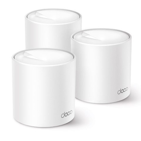 TP-Link Deco X50 (3-pack) Dual-band (2.4 GHz/5 GHz) Wi-Fi 6 (802.11ax) Biały Wewnętrzne