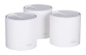 TP-Link Deco X50 (3-pack) Dual-band (2.4 GHz/5 GHz) Wi-Fi 6 (802.11ax) Biały Wewnętrzne