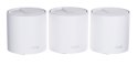 TP-Link Deco X50 (3-pack) Dual-band (2.4 GHz/5 GHz) Wi-Fi 6 (802.11ax) Biały Wewnętrzne