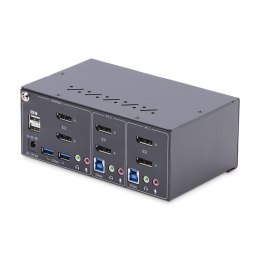 StarTech.com P2DD46A2-KVM-SWITCH przełącznik KVM Czarny