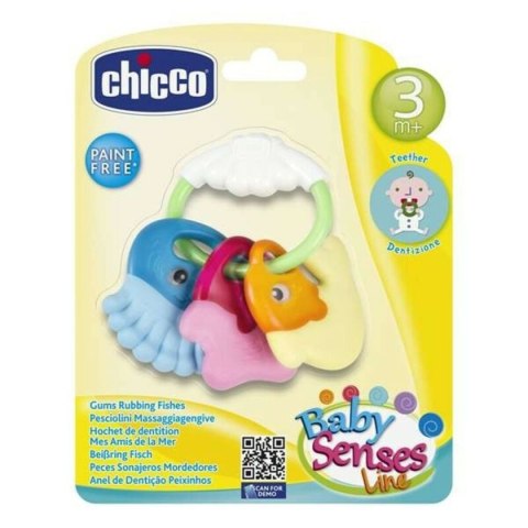 Gryzak dla dzieci Rattle Chicco PVC 11,5 x 11 x 2,5 cm (11,5 x 11 x 2,5 cm)