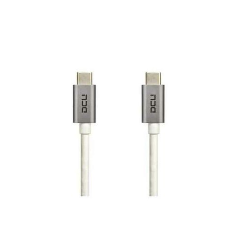 Kabel USB-C na USB-C DCU 30402010 Biały (1 m)