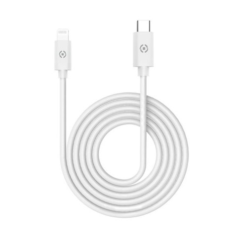 Kabel USB do Lightning Celly USBLIGHTTYPECWH Biały 1 m