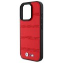 BMW BMHMP16X23PUSPR iPhone 16 Pro Max 6.9" czerwony/red hardcase M Perforated And Stitched Line MagSafe