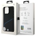 BMW BMHMP16X23RDCLK iPhone 16 Pro Max 6.9" czarny/black hardcase Sign Leather Textured And Line MagSafe