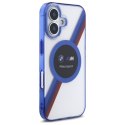 BMW BMHMP16S23HTPUT iPhone 16 6.1" przezroczysty/transparent hardcase Motorsport IML Circle MagSafe