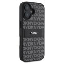 DKNY DKHCP16SPRTHSLK iPhone 16 6.1" czarny/black hardcase Texture Pattern Tonal Stripe