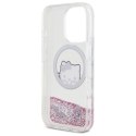 Hello Kitty HKHMP16XLSWKH iPhone 16 Pro Max 6.9" biały/white hardcase Liquid Glitter Sweet Kitty Bows MagSafe