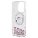 Hello Kitty HKHMP16LLSWKH iPhone 16 Pro 6.3" biały/white hardcase Liquid Glitter Sweet Kitty Bows MagSafe