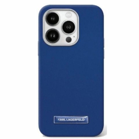 Karl Lagerfeld KLHMP16LPGMSRPB iPhone 16 Pro 6.3" niebieski/blue hardcase FW Metal Plate MagSafe