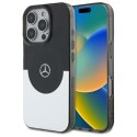 Mercedes MEHMP16L23HBIGK iPhone 16 Pro 6.3" czarny srebrny/black silver hardcase Double Layer BiColor MagSafe