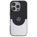 Mercedes MEHMP16L23HBIGK iPhone 16 Pro 6.3" czarny srebrny/black silver hardcase Double Layer BiColor MagSafe