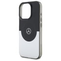 Mercedes MEHMP16L23HBIGK iPhone 16 Pro 6.3" czarny srebrny/black silver hardcase Double Layer BiColor MagSafe