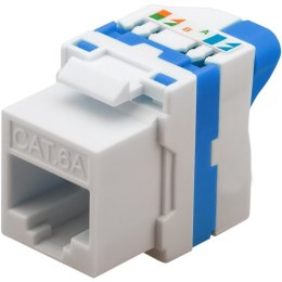 TECHLY SAMOZACISKOWY MODUŁ KEYSTONE RJ45 KAT.6A U/