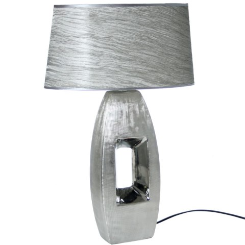 Lampa stołowa Alexandra House Living Srebrzysty Ceramika 40 W 38 x 60 x 20 cm