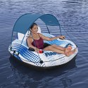 Bestway Dmuchana Koło z Uchwytami Rapid Rider z Parasolem D137 cm Plaża i Basen 43725