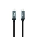 Kabel USB C NANOCABLE 10.01.4301-L150 1,5 m Czarny 4K Ultra HD