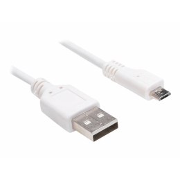 Kabel USB Sandberg 440-33 Biały 1 m (1 Sztuk)