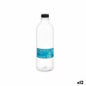 Butelka Czarny Przezroczysty Plastikowy 1,5 L 9 x 29,2 x 9 cm (12 Sztuk)