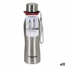 Butelka ThermoSport Stal Srebrzysty (12 Sztuk)