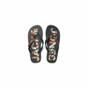 Klapki dla mężczyzn Jack & Jones FWLOGO PALM PRINT 12230642 Czarny - 40-41