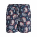 Strój kąpielowy Męski Jack & Jones JPSTFIJI JJSWIM PAISLEY 12234512 Niebieski - XXL