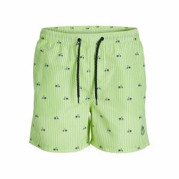 Strój kąpielowy Męski PSTFIJI JJSWIM MINI STRIPE LY Jack & Jones 12227350 Kolor Zielony - L