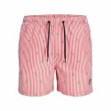 Strój kąpielowy Męski PSTFIJI JJSWIM MINI STRIPE LY Jack & Jones 12227350 Różowy - L