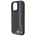 BMW BMHMP16X23PUTRA iPhone 16 Pro Max 6.9" antracyt/antracite hardcase M Meshed Tricolor Stripes MagSafe