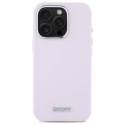 DKNY DKHMP16LSMCHLP iPhone 16 Pro 6.3" różowy/pink hardcase Liquid Silicone Small Metal Logo MagSafe