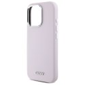 DKNY DKHMP16LSMCHLP iPhone 16 Pro 6.3" różowy/pink hardcase Liquid Silicone Small Metal Logo MagSafe