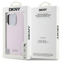 DKNY DKHMP16LSMCHLP iPhone 16 Pro 6.3" różowy/pink hardcase Liquid Silicone Small Metal Logo MagSafe