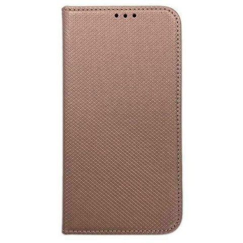 Etui Smart Magnet book Realme C63różowo złoty/rose gold