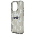 Karl Lagerfeld KLHCP16XHKLPKHK iPhone Pro Max 6.9" czarny/black hardcase IML Karl Head Electroplated