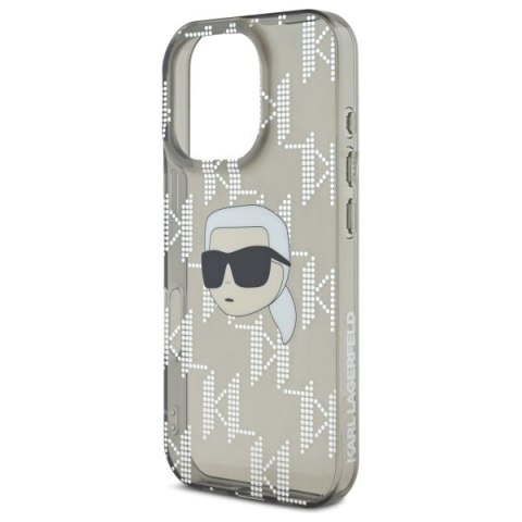 Karl Lagerfeld KLHCP16XHKLPKHK iPhone Pro Max 6.9" czarny/black hardcase IML Karl Head Electroplated
