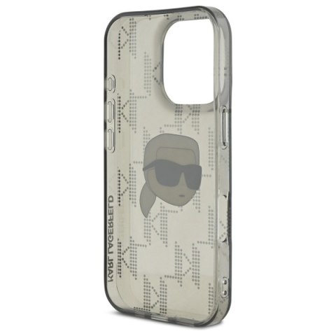Karl Lagerfeld KLHCP16XHKLPKHK iPhone Pro Max 6.9" czarny/black hardcase IML Karl Head Electroplated
