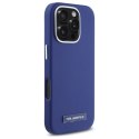 Karl Lagerfeld KLHMP16LPGMSRPB iPhone 16 Pro 6.3" niebieski/blue hardcase FW Metal Plate MagSafe