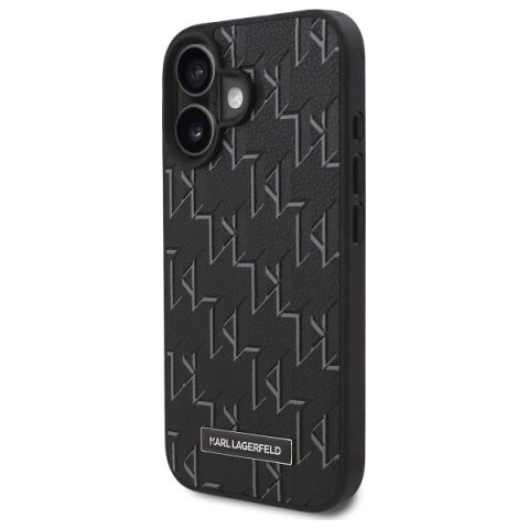 Karl Lagerfeld KLHMP16SPKHPORPK iPhone 16 6.1" czarny/black hardcase Hot Stamp Magsafe