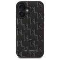 Karl Lagerfeld KLHMP16SPKHPORPK iPhone 16 6.1" czarny/black hardcase Hot Stamp Magsafe