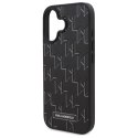 Karl Lagerfeld KLHMP16SPKHPORPK iPhone 16 6.1" czarny/black hardcase Hot Stamp Magsafe