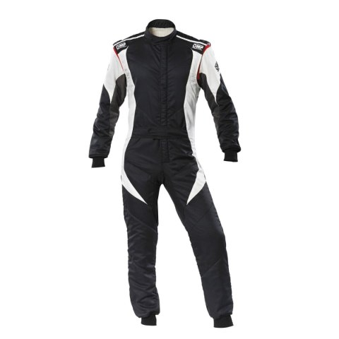 Kombinezon Wyścigowy OMP FIRST EVO FIA 8856-2018 Biały Czarny 54
