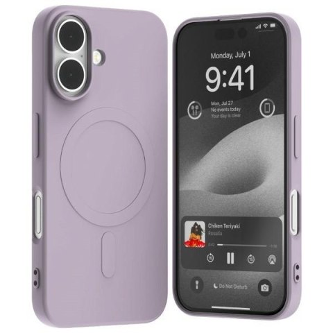 Mercury MagSafe Semi-Silicone iPhone 16 6,1" liliowy fiolet /lilac purple